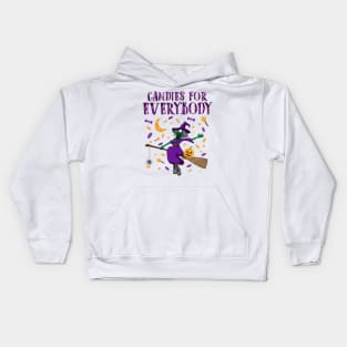 Candies For Everybody Halloween Kids Hoodie